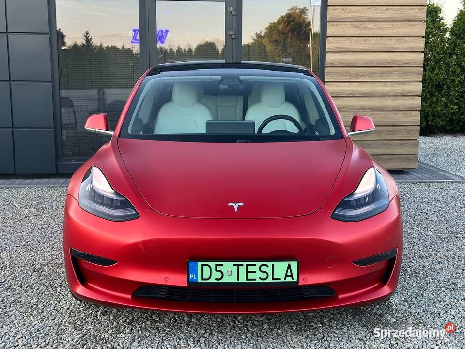 Tesla Model 3 Perfomance Salon Polska EUROPA Wrocław sprzedam