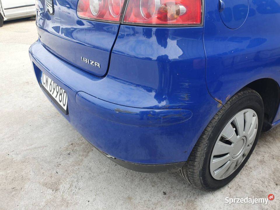 ZDERZAK TYŁ SEAT IBIZA III LS5G Lipno sprzedam