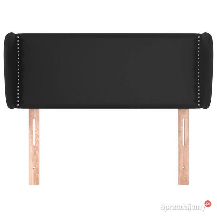 Zagłówek uszak czarny 103x23x7888 sztuczna skóra Warszawa