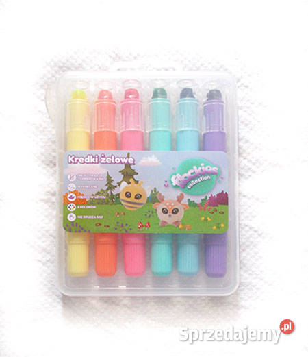 żelowe kredki 6 zestaw kredek żelowych komplet Olsztyn