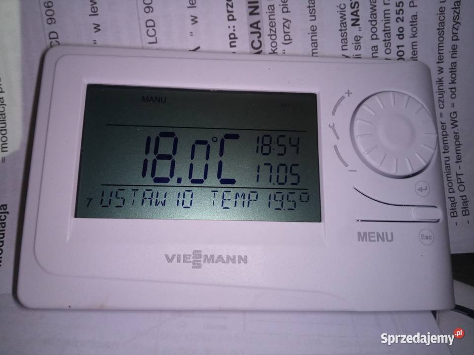 VIESSMANN Vitotrol 100 Open Therm modulowany Zembrzyce