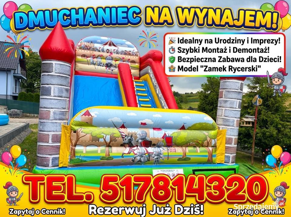 Wynajem dmuchanego zamku Kraków