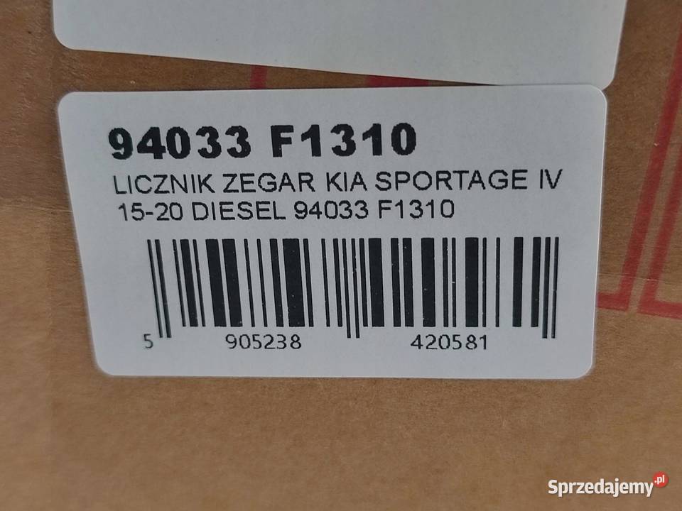 LICZNIK ZEGAR KIA SPORTAGE IV QL 20 CRDi lubelskie