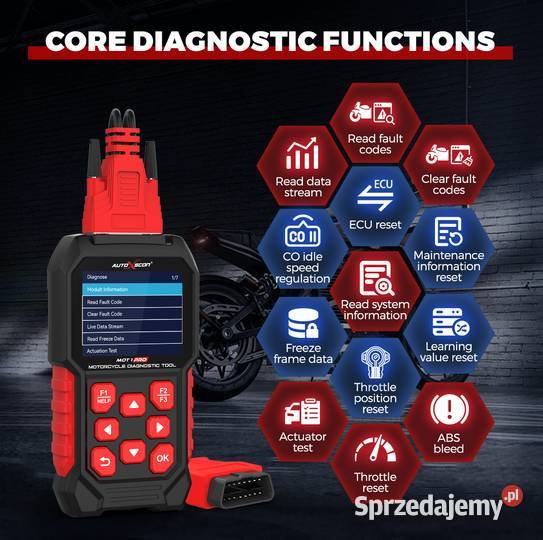 AUTOXSCAN MOTO 1 PRO Tester Diagnostyczny 1