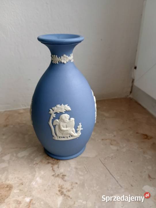 Wazon biskwitowy jaspis Wedgwood Porcelana i szkło Biłgoraj