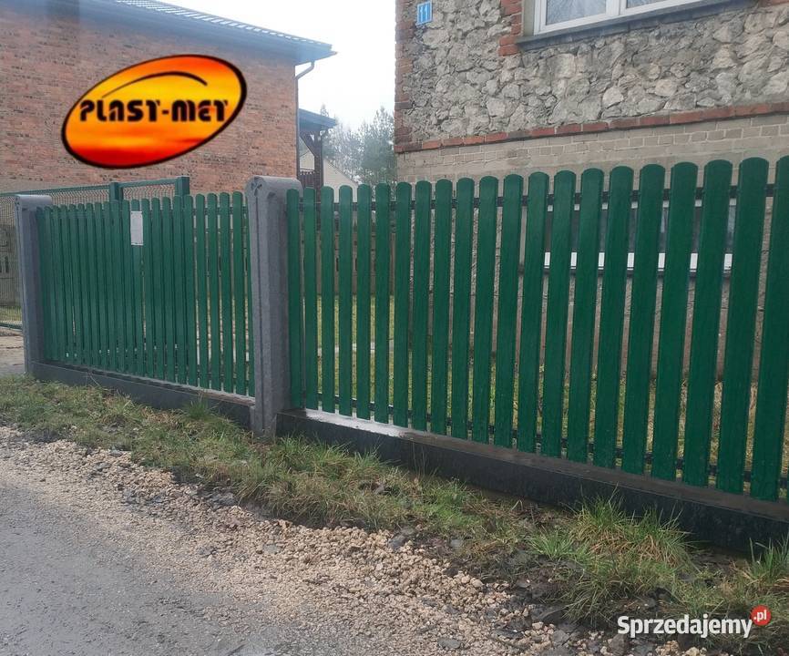 Sztachety metalowe ocynk mal proszkowo gr15mm 9 Kiełczygłów