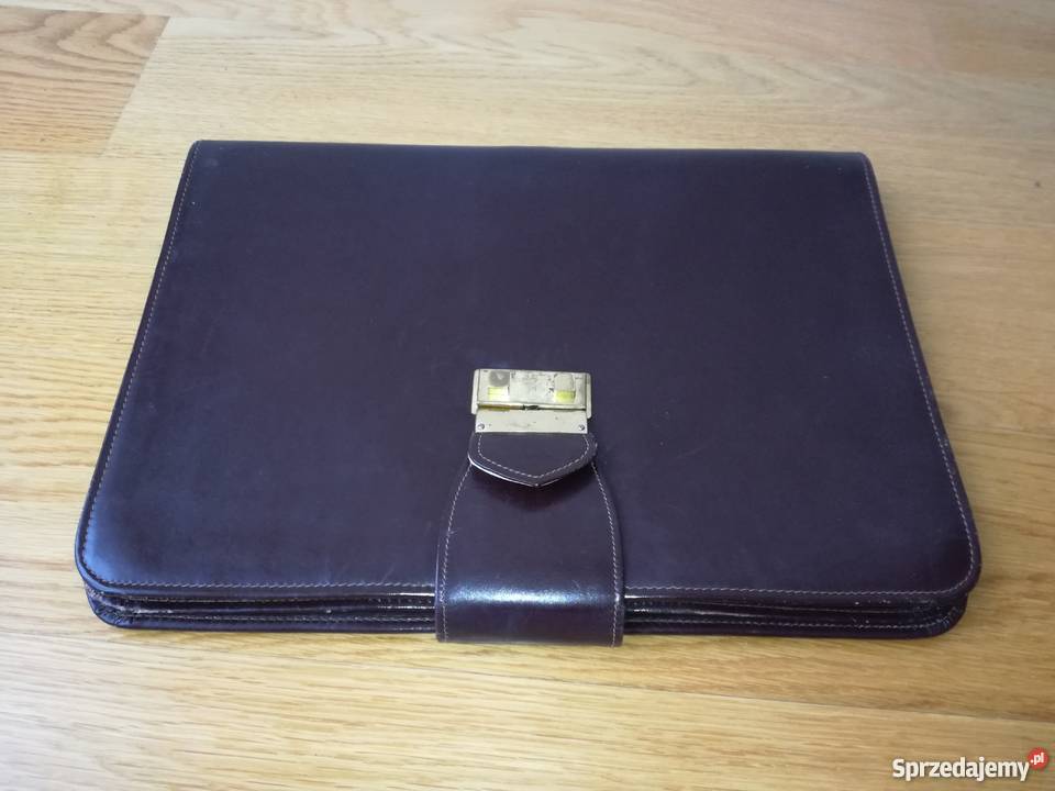 Aktówka skórzana biznesowy niezbędnik w stylu Warszawa sprzedam