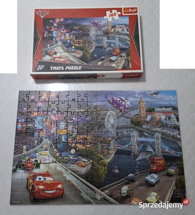 Auta 2 Cars 2 Kolaż 15216 Disney Trefl 160 Czeladź
