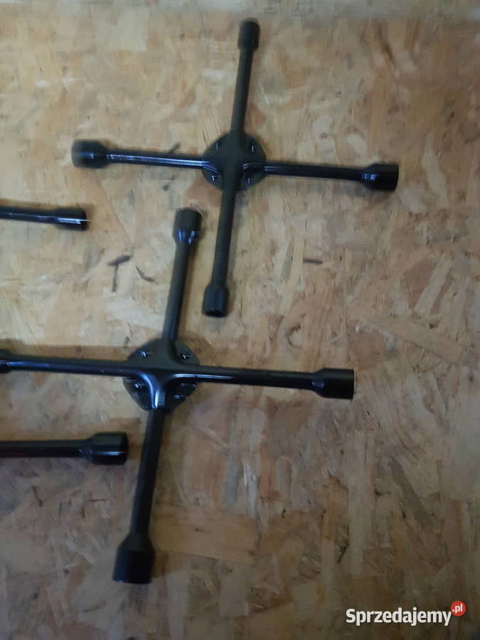 Klucz do kół 19 21 17 23mm krzyżakowy czarny Głogowa sprzedam