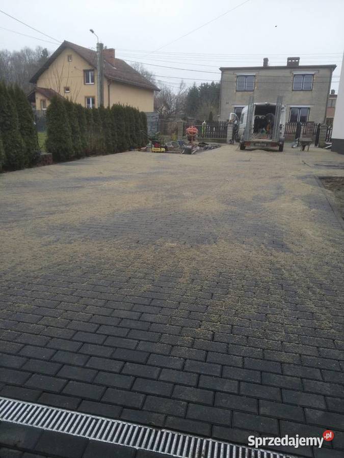 Kompleksowe układanie kostki brukarstwo Żory usługi budowlane