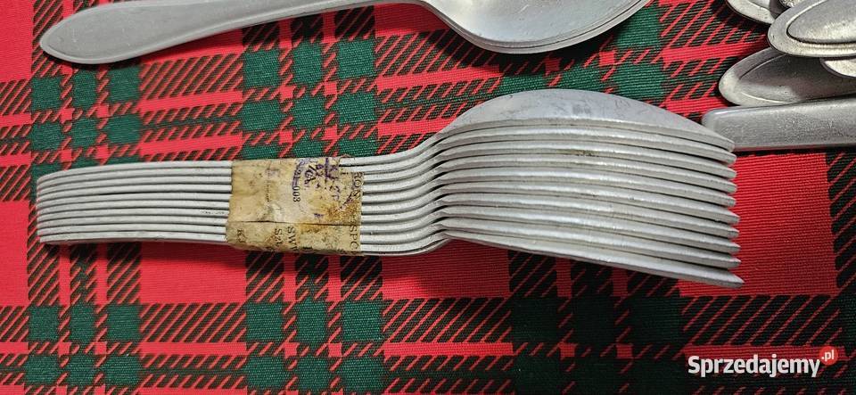 SztućceNoweŁyźka widelec z PRLAluminium Sp Barlinek