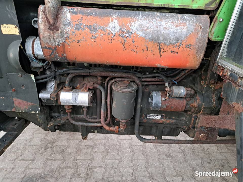 Ciągnik Deutz 8006 części Silnik i osprzęt Piecewo