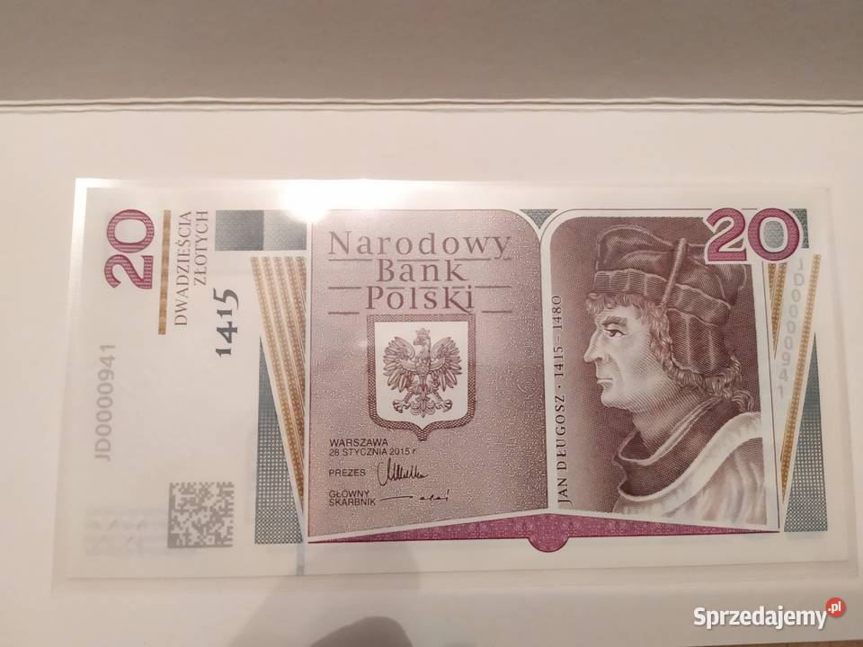 ZESTAW Banknot 1050 Chrztu Długosz Słowacki Numizmatyka Sosnowiec