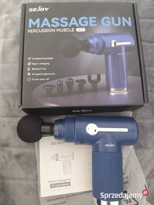 Massage Gun Pistolet Do Masażu Mięśni Sprzęt i urządzenia do masażu podlaskie sprzedam