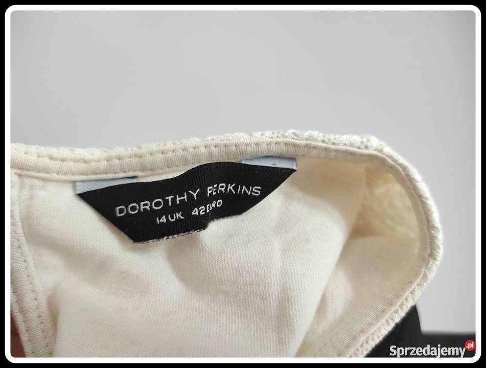 Dorothy Perkins koronka bluzka ecru 40 L Płock