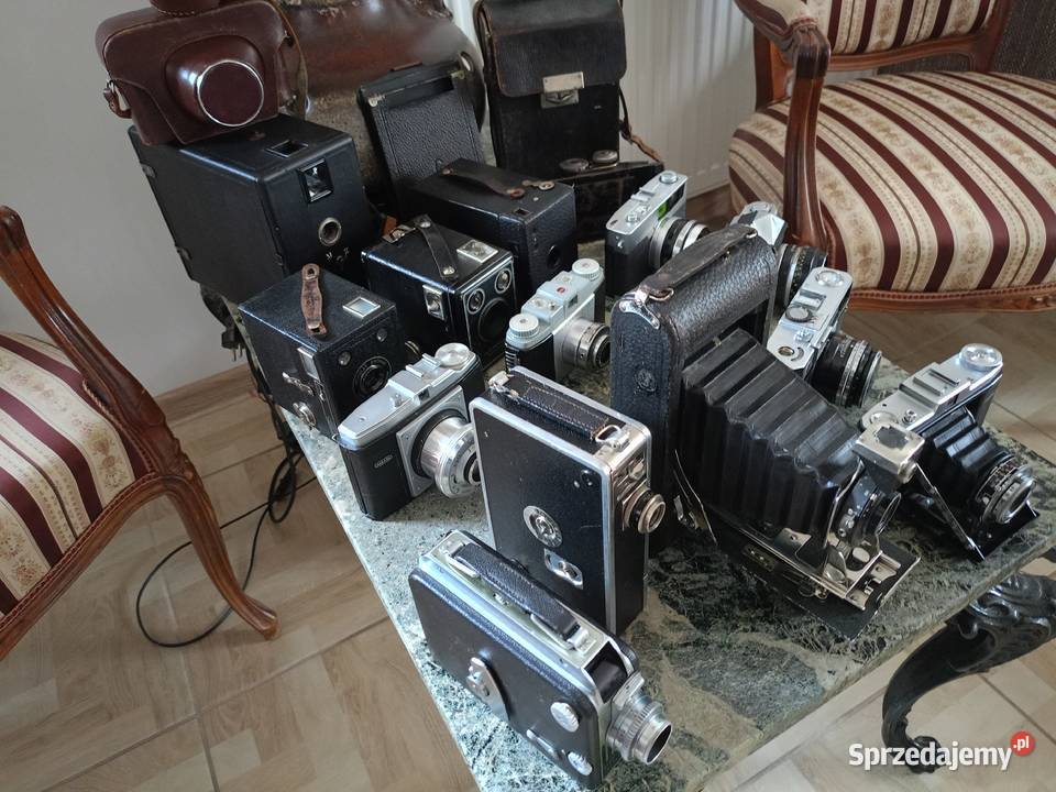 Kolekcja Zabytkowych Aparatów i Kamer Vintage Pozostałe Drawski Młyn