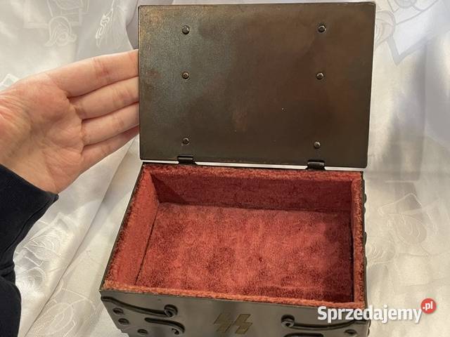 Szkatułka Kasetka III Rzesza SS Parteiadler Antyki Kraków sprzedam