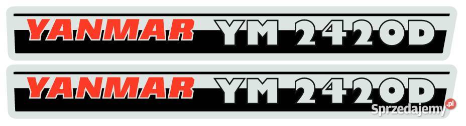 Naklejki napis YANMAR YM 2420D 2 Kamionna