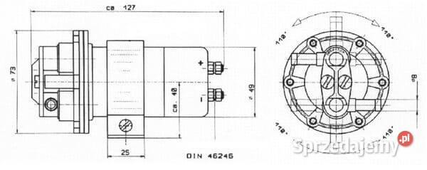 Pompa paliwowa elektryczna 24 V 18824 Kamionna
