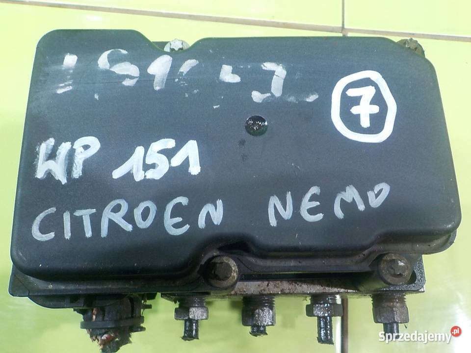 CITROEN NEMO 14 B 10r VAN pompa ABS 51801321 osobowe
