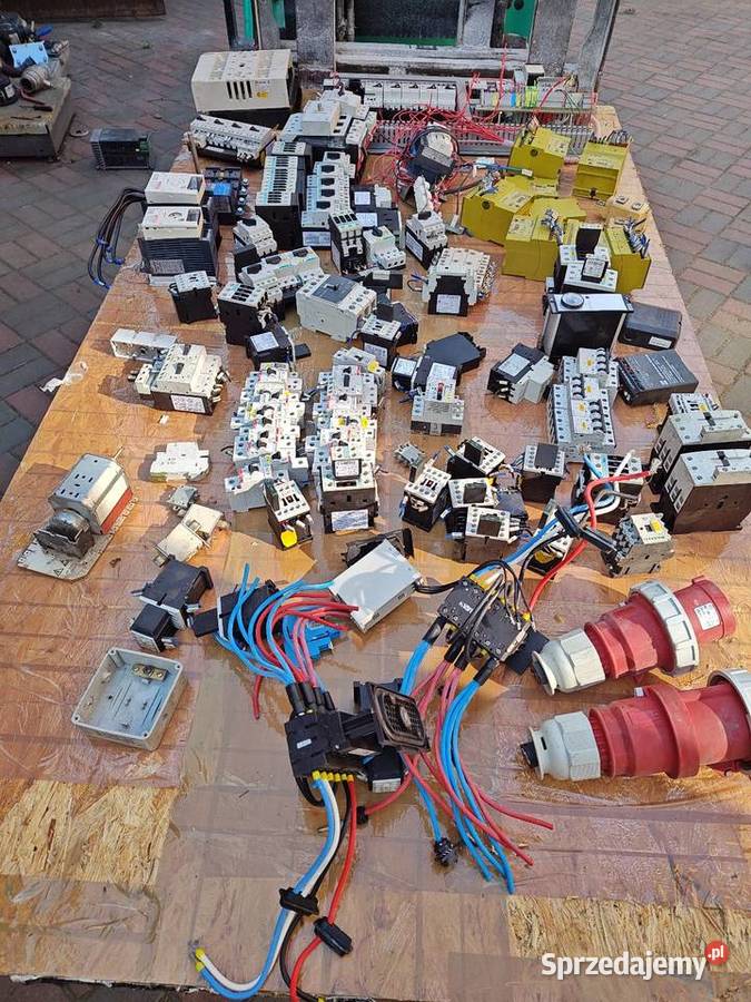 Elektronika z demontażu maszyny i z skrzyń Pozostałe Nowy Tomyśl