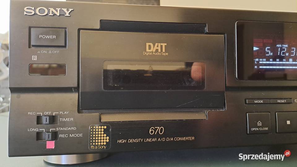 Magnetofon cyfrowy DAT Sony DTC790 podlaskie Białystok