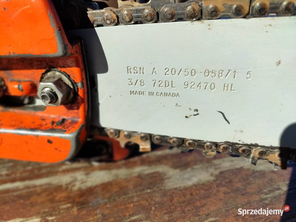 piła husqvarna 357 XPG na części USZKODZONA