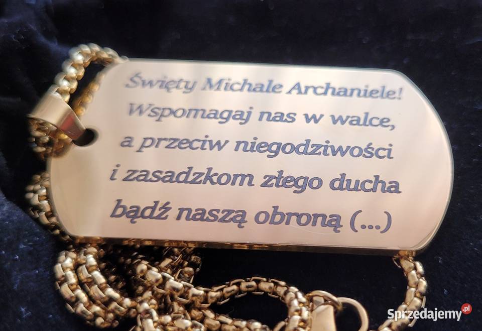 Naszyjnik łańcuszek nieśmiertelnikprezent Łomża