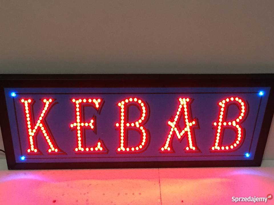Reklama LED KEBAB 71x31 zewnętrzna 230V sprzedam