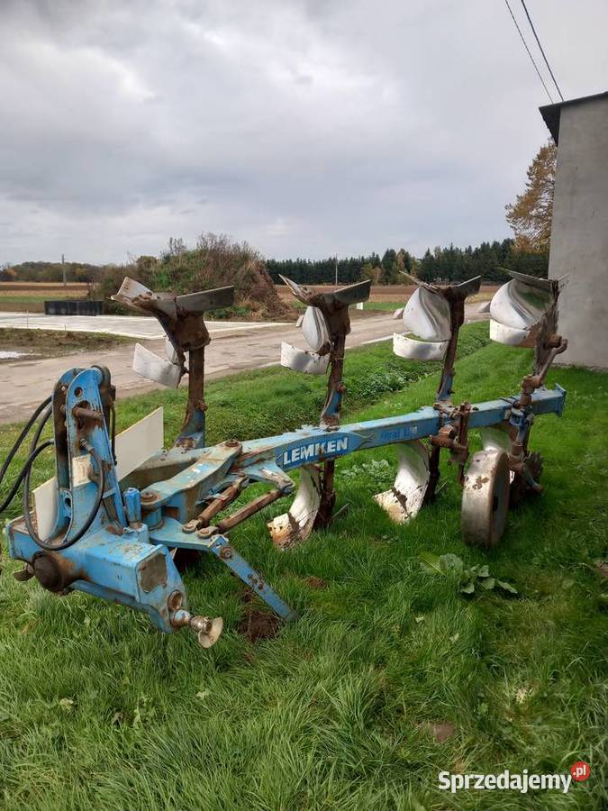 Lemken opal 120 4 skiby obrotowy lekko orze