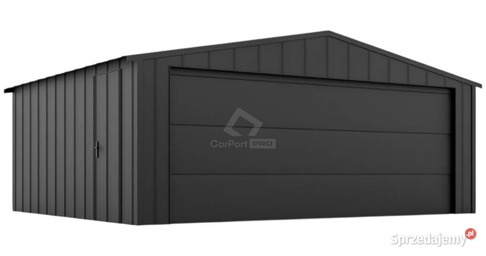 Garaż blaszany 5x4 brama segmentowa drzwi blacha mazowieckie sprzedam