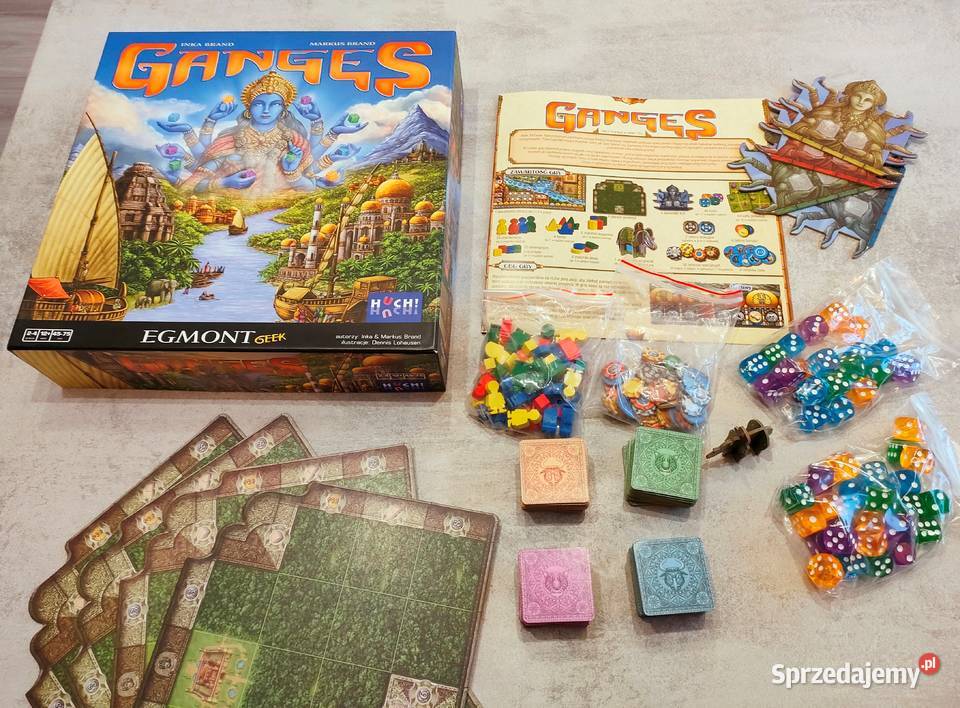 Ganges gra planszowa stan EGMONT Towarzyskie