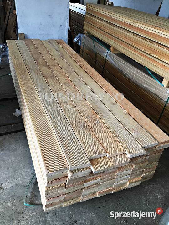 TOPDREWNO modrzew syberyjski ryflowany deska