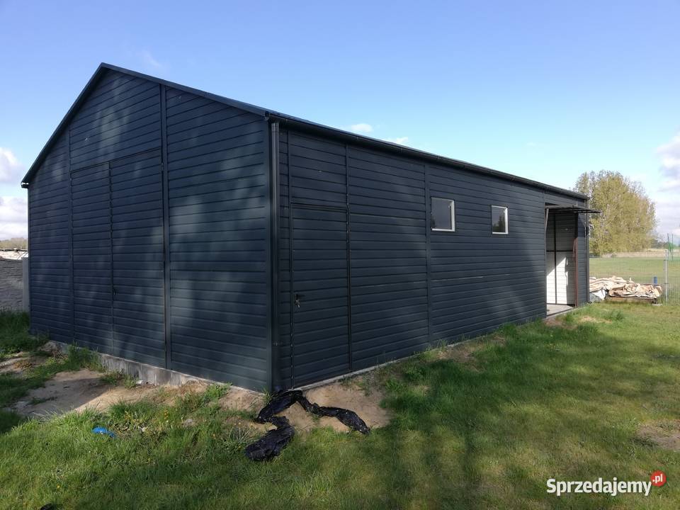 Garaż Blaszany GRAFITOWY Wiata Hala Wiaty ESSTAL 332zł/m2 dolnośląskie
