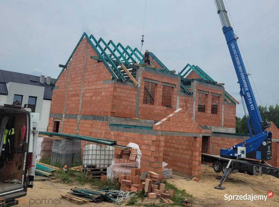 Sprzedaż domu bliźniaka 1157m2 Piszkawa dachówka