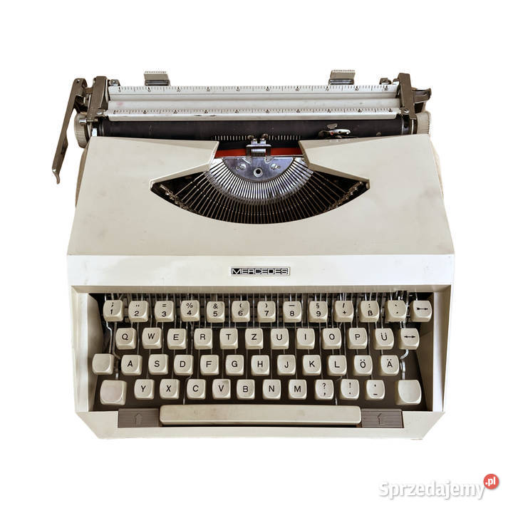 Walizkowa maszyna do pisania Mercedes Warszawa