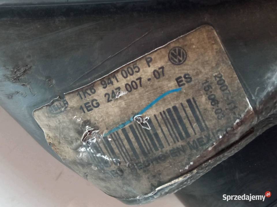 LAMPA PRZÓD LEWA EU 1K6941005P VW Volkswagen sprzedam