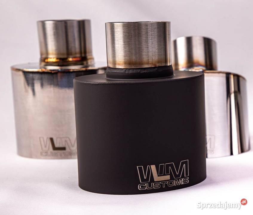 Końcówka wydechu tłumika owalna owal stal