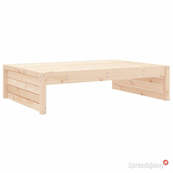 Podnóżek ogrodowy 120x80 lite drewno sosnowe Warszawa