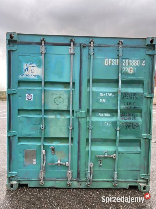 Kontener morski magazynowy 20DV 6 metrowy Rydułtowy sprzedam