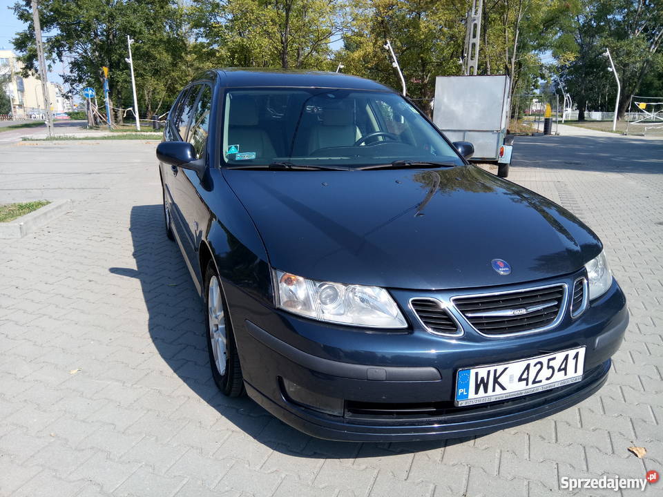 Saab 9-3 1.9TiD Arc-manual, Kamerka, Navi, Parrot, skóra Warszawa