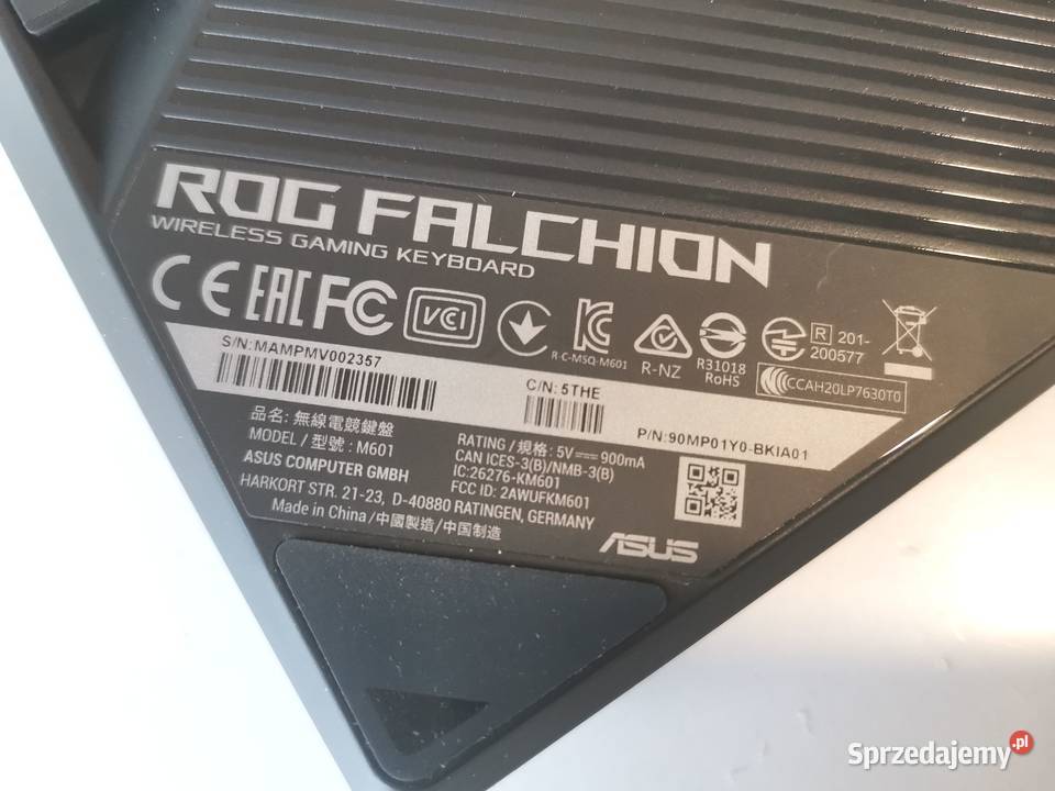Klawiatura gamingowa ASUS ROG Falchion QWERTY IT Drezdenko sprzedam