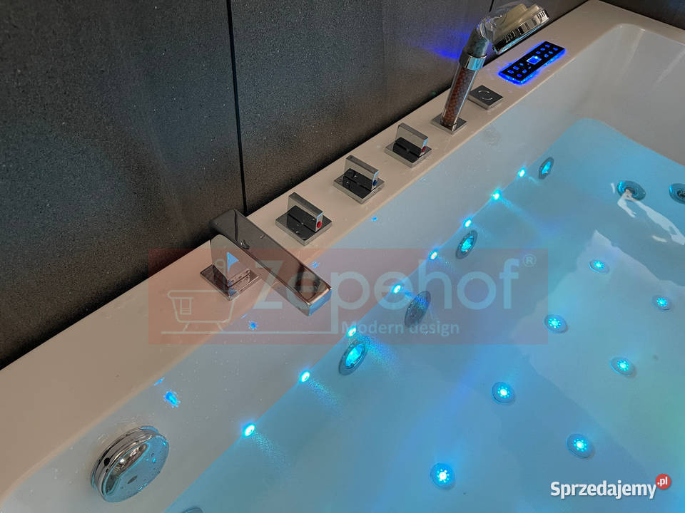 Wanna z hydromasażem C503 prostokątna Grabówka