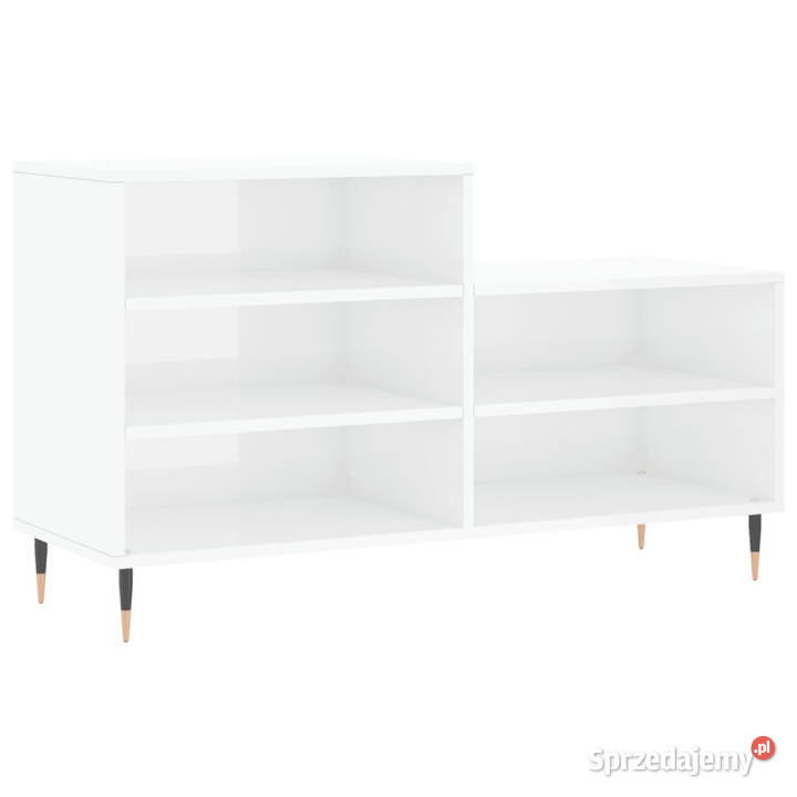 Szafka na buty wysoki połysk biała 102x36x60 Warszawa