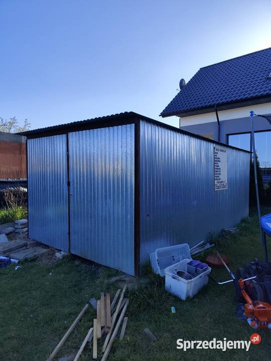 Garaż blaszany 3x5 15m2 Bęczyn sprzedam