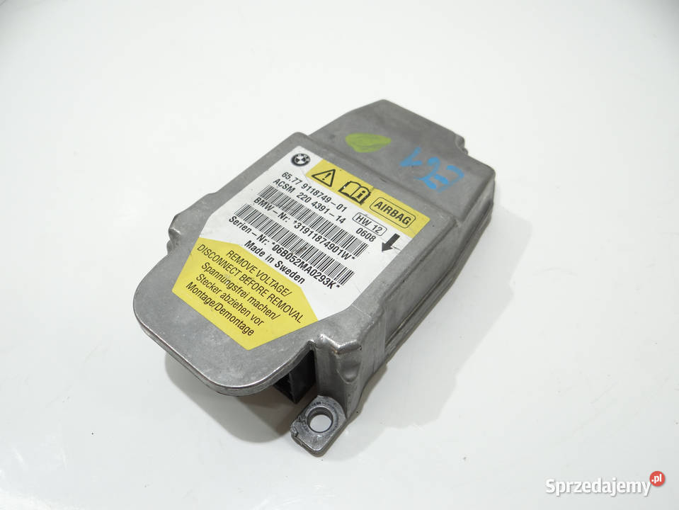 MODUŁ SENSOR PODUSZEK AIRBAG BMW E60 E61 9118749