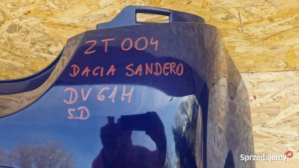 DACIA SANDERO 5D ZDERZAK TYLNY TYŁ KOD LAK DV61H osobowe Słowikowo