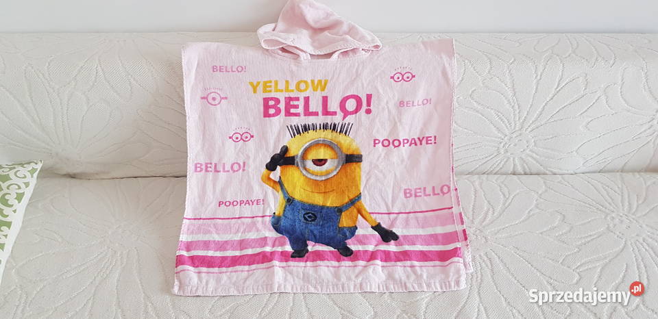 Ręcznik z kapturem MINIONKI Poncho Warszawa