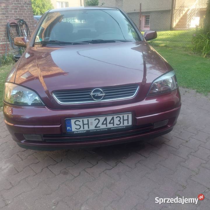 Opel Astra 16 16V bordowy Mysłowice