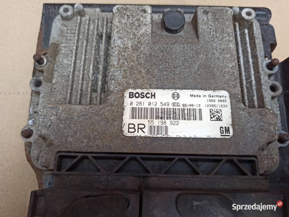 KOMPUTER STEROWNIK SILNIKA OPEL ZAFIRA B 19 CDTI Komputery dolnośląskie Bolesławiec